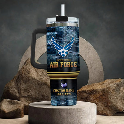 US Air Force – Tumbler 40oz - Mosaic Eagle Emblem