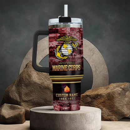 US Marine Corps – Tumbler 40oz - Mosaic Eagle Emblem
