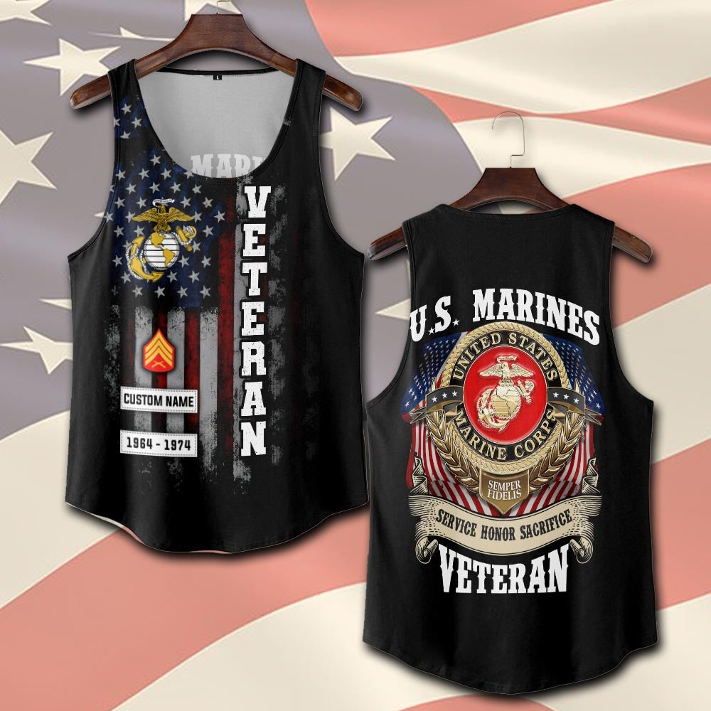 U.S Marine Corps – T-shirt – SACRIFICE HONOR SERVICE
