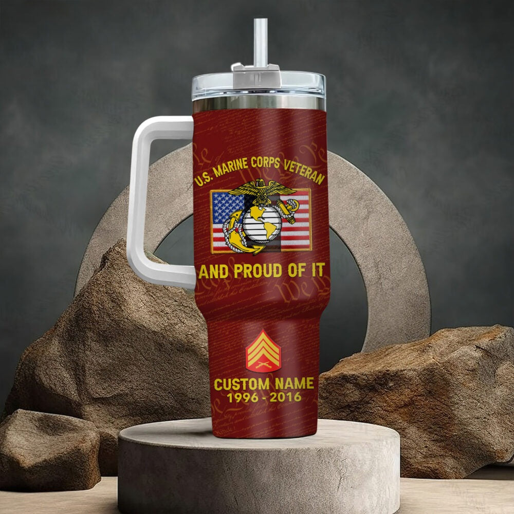 US Marine Corps – Tumbler 40oz - Liberty Crest