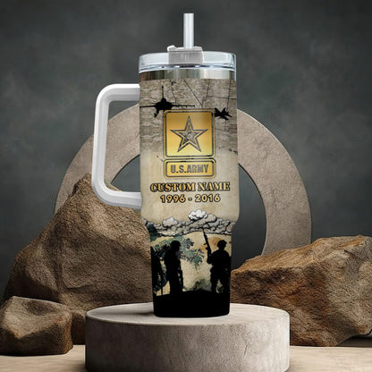 US Army – Tumbler 40oz - Golden Crest Tribute