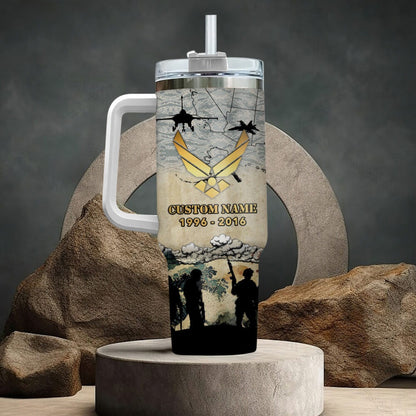 US Air Force – Tumbler 40oz - Golden Crest Tribute