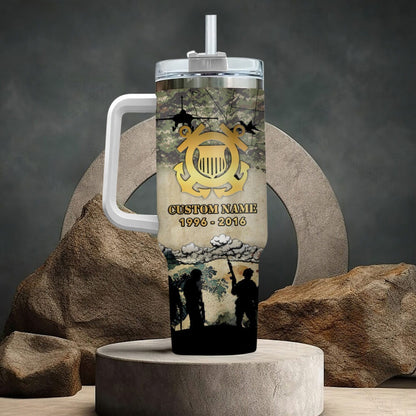 US Coast Guard – Tumbler 40oz - Golden Crest Tribute