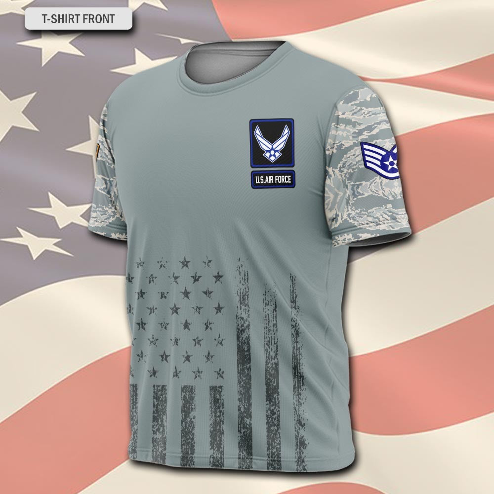 U.S Air Force – T-shirt – Camo Sleeve Heritage