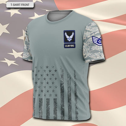 U.S Air Force – T-shirt – Camo Sleeve Heritage