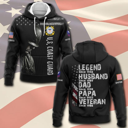 U.S Coast Guard – T-shirt – AS A SOLDIER, AS A MAN