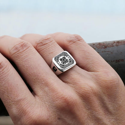 US Coast Guard – Engraved Men's Ring –  Military Honor Seal