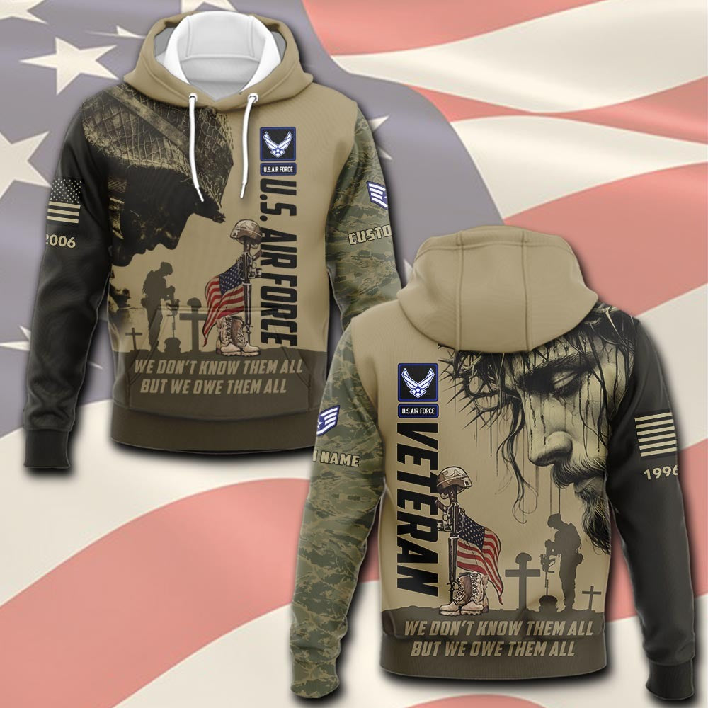 U.S Air Force – T-shirt – WE DON'T KNOW THEM ALL BUT WE OWE THEM ALL
