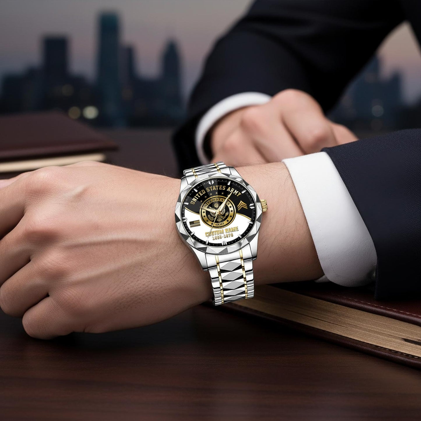US Army – Diamond-Cut Bezel Watch – Imperial Service Watch