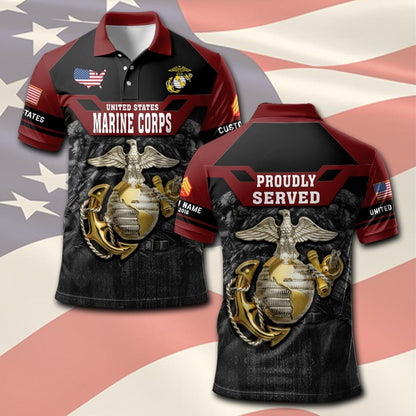 U.S Marine Corps – Hoodie – Pround Served
