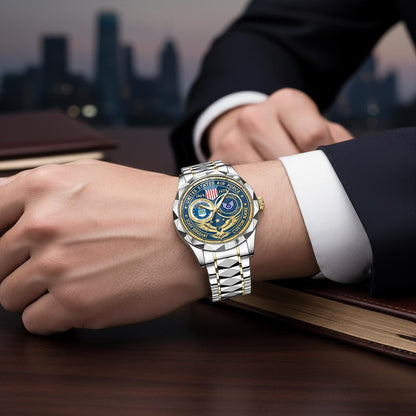 US Air Force – Diamond-Cut Bezel Watch – Forever Service Crest