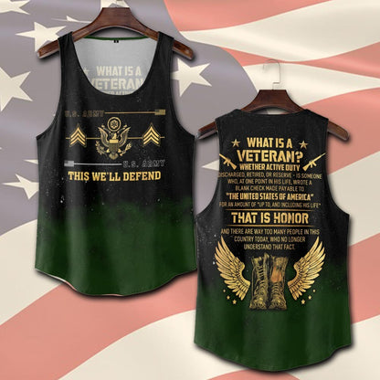 U.S Army – T-shirt – What is a Veteran?