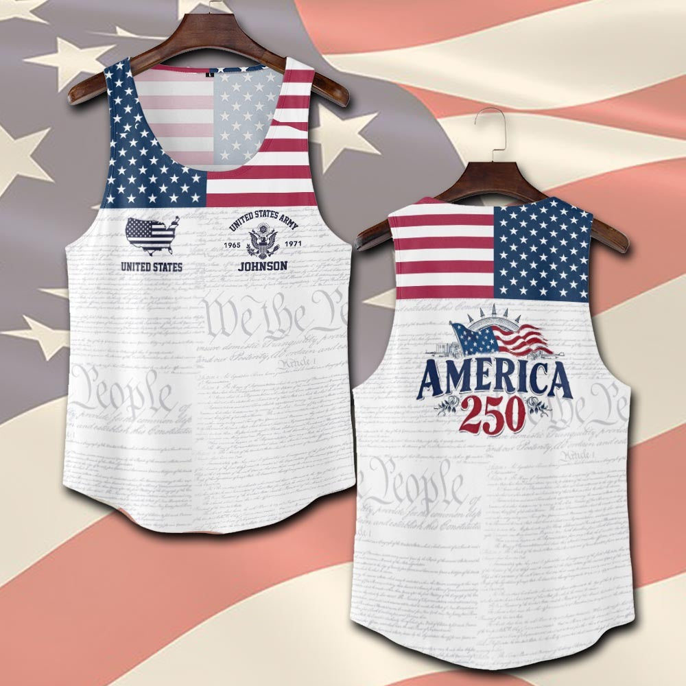U.S Army – T-shirt –  America 250 Heritage Flag