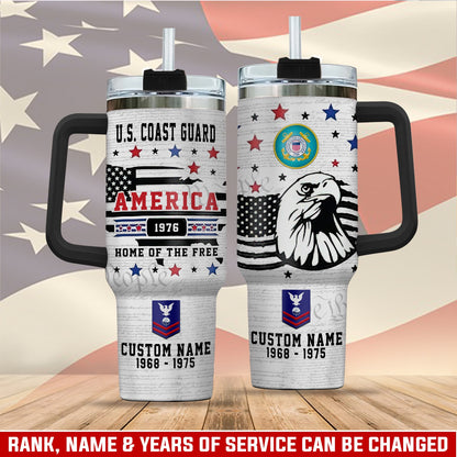 US Coast Guard – Tumbler 40oz - Home Of The Free