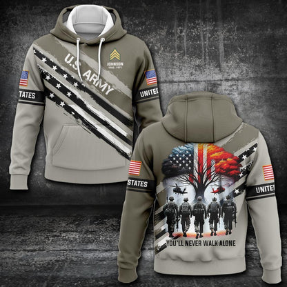 U.S Army – T-shirt – YOU'LL NEVER WALK ALONE