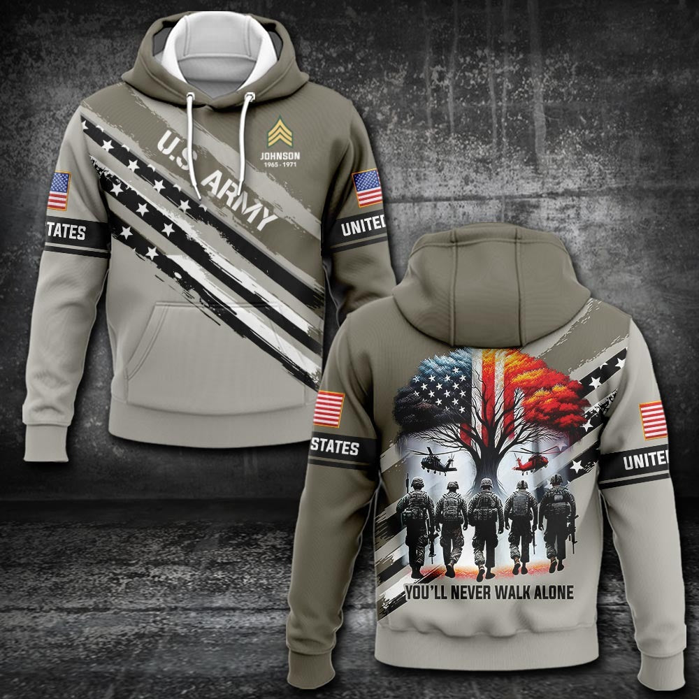 U.S Army – T-shirt – YOU'LL NEVER WALK ALONE