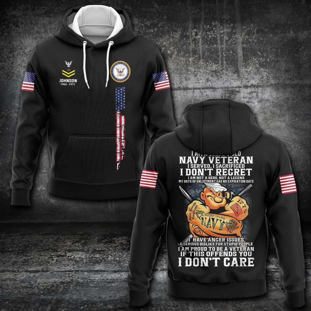 U.S Navy – T-shirt – PROUD TO BE A VETERAN