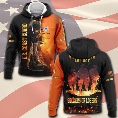 U.S Coast Guard – T-shirt – VETERANS ARE NOT SUCKERS OR LOSERS