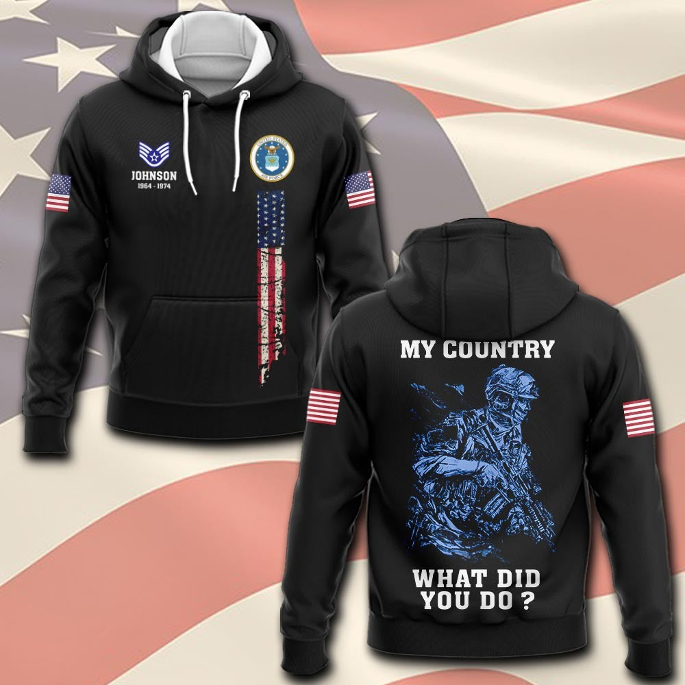 U.S Air Force – T-shirt – WHAT DID YOU DO ?