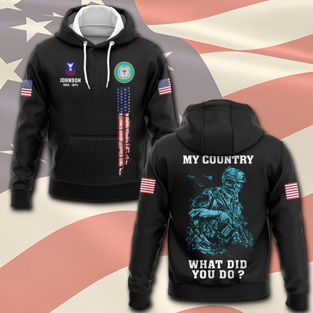 U.S Coast Guard – T-shirt – WHAT DID YOU DO ?