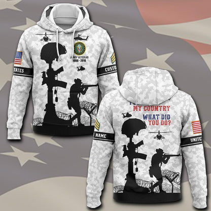 U.S Army – T-shirt – I SERVED MY COUNTRY.WHAT DID YOU DO?