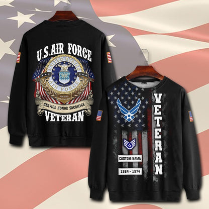 U.S Air Force – T-shirt – SACRIFICE HONOR SERVICE