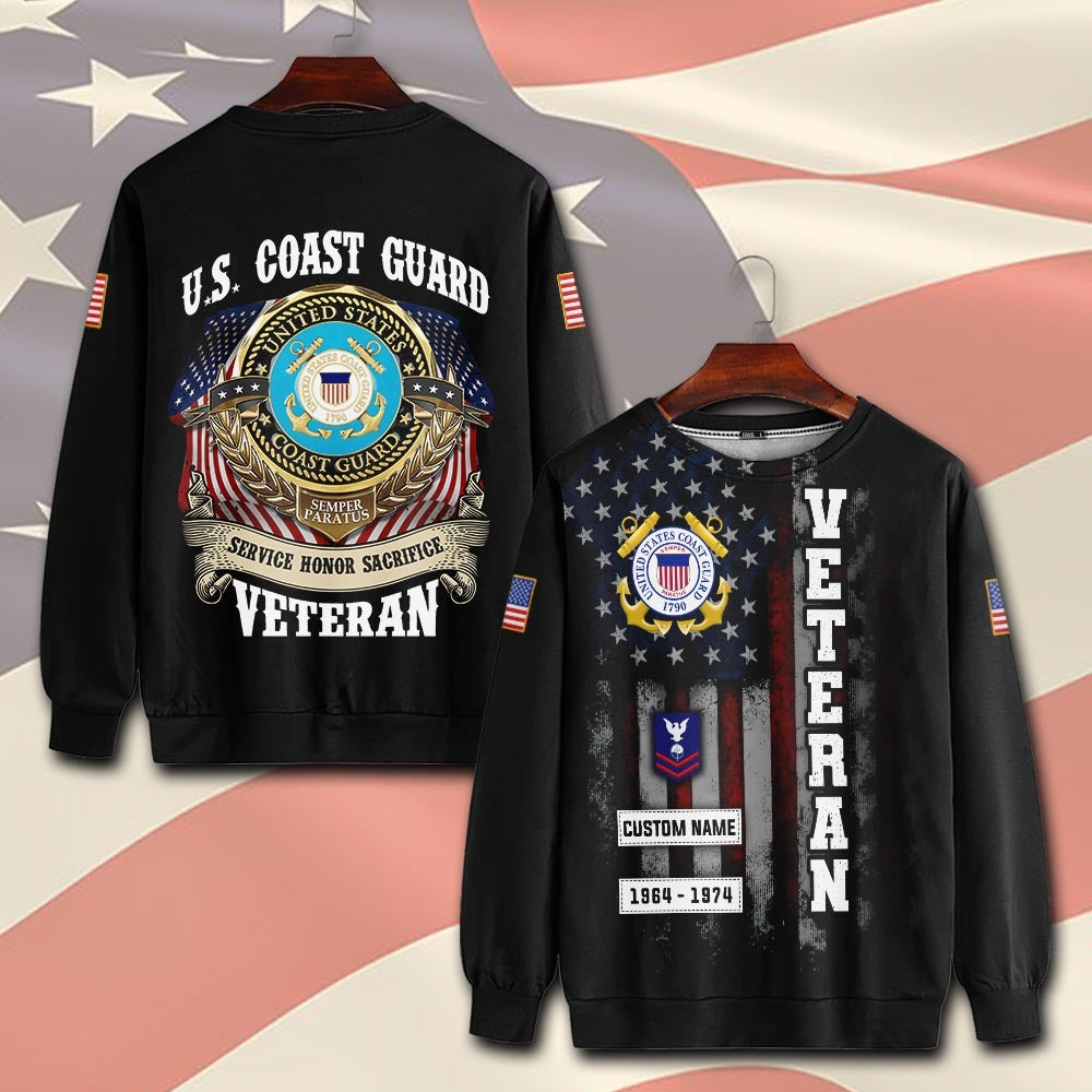 U.S Coast Guard – T-shirt – SACRIFICE HONOR SERVICE