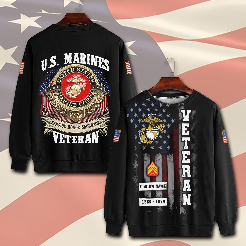 U.S Marine Corps – T-shirt – SACRIFICE HONOR SERVICE