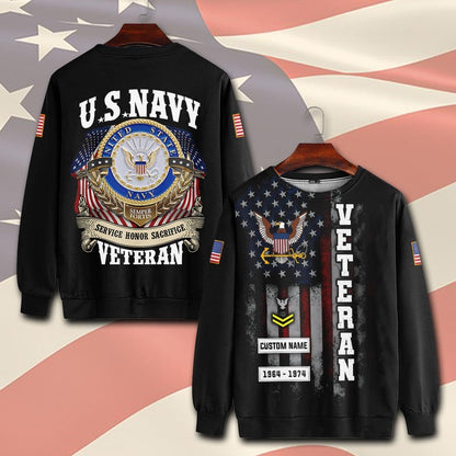 U.S Navy – T-shirt – SACRIFICE HONOR SERVICE