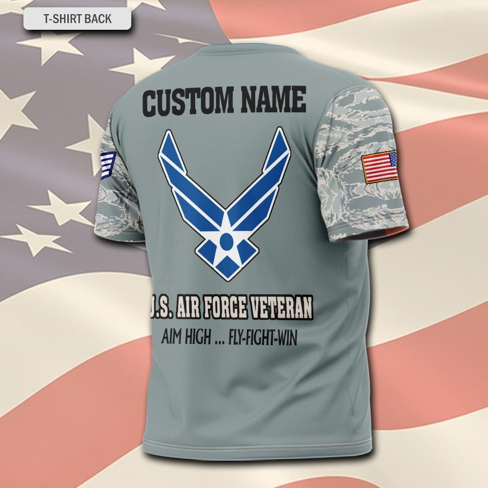 U.S Air Force – T-shirt – Camo Sleeve Heritage