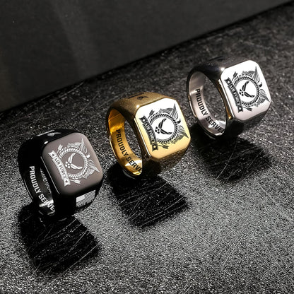 US Air Force – Engraved Men's Ring – Classic Military Signet