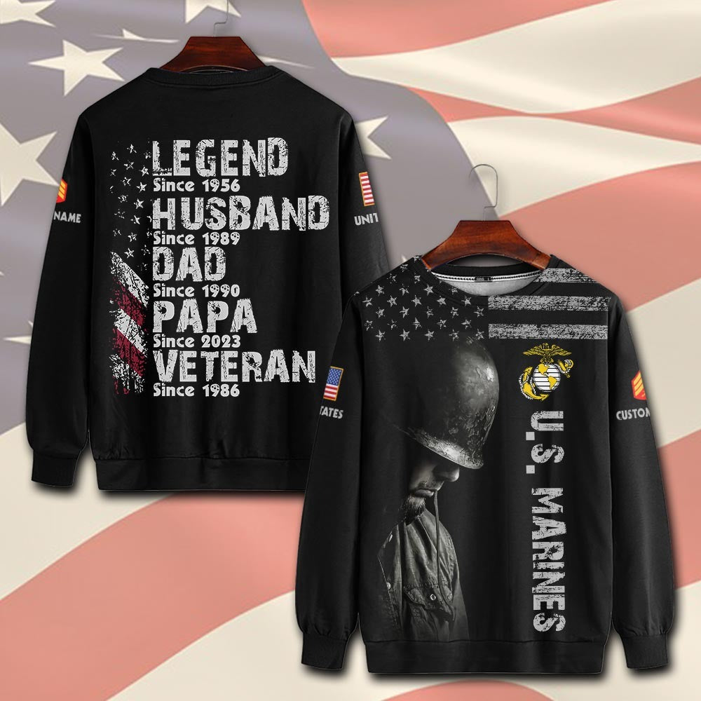 U.S Marine Corps – T-shirt – AS A SOLDIER, AS A MAN