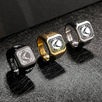 US Air Force – Engraved Men's Ring – Military Honor Seal