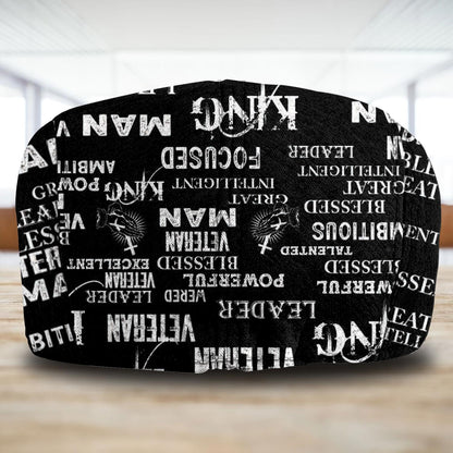 Custom U.S. Army Jeff Cap –  Anchor & Motto Typography Design