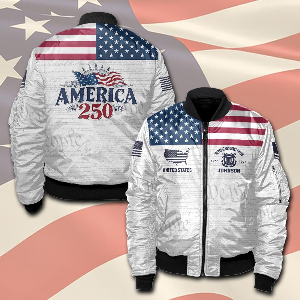 U.S Coast Guard – T-shirt – America 250 Heritage Flag