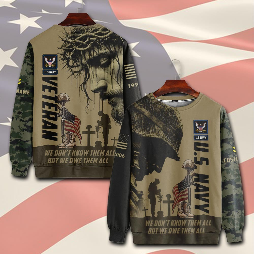 U.S Navy – T-shirt – WE DON'T KNOW THEM ALL BUT WE OWE THEM ALL