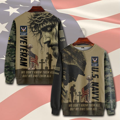 U.S Navy – T-shirt – WE DON'T KNOW THEM ALL BUT WE OWE THEM ALL