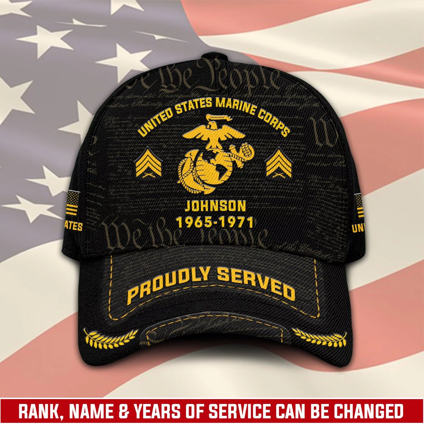 US Air Force – Classic Cap –  We The People Black
