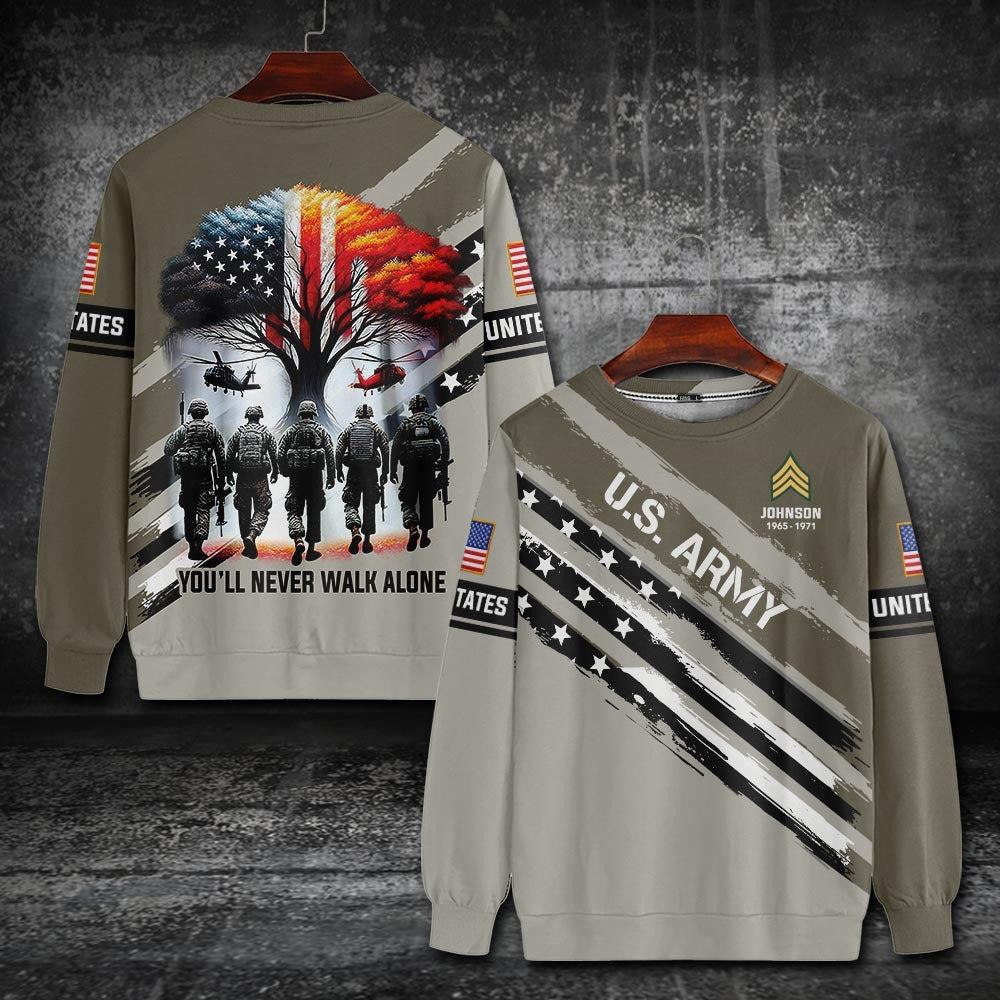 U.S Army – T-shirt – YOU'LL NEVER WALK ALONE