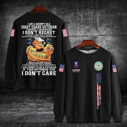 U.S Coast Guard – T-shirt – PROUD TO BE A VETERAN