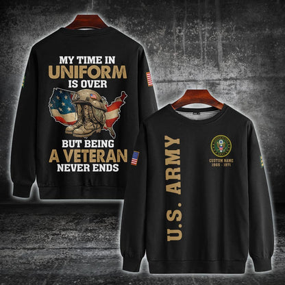 U.S Army – T-shirt –  Veteran Never Ends