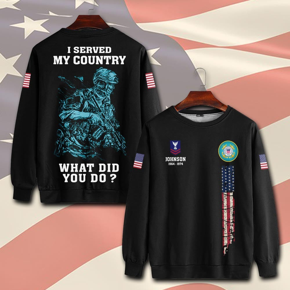 U.S Coast Guard – T-shirt – WHAT DID YOU DO ?