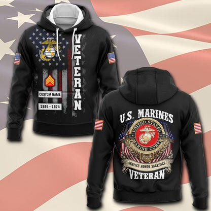 U.S Marine Corps – T-shirt – SACRIFICE HONOR SERVICE
