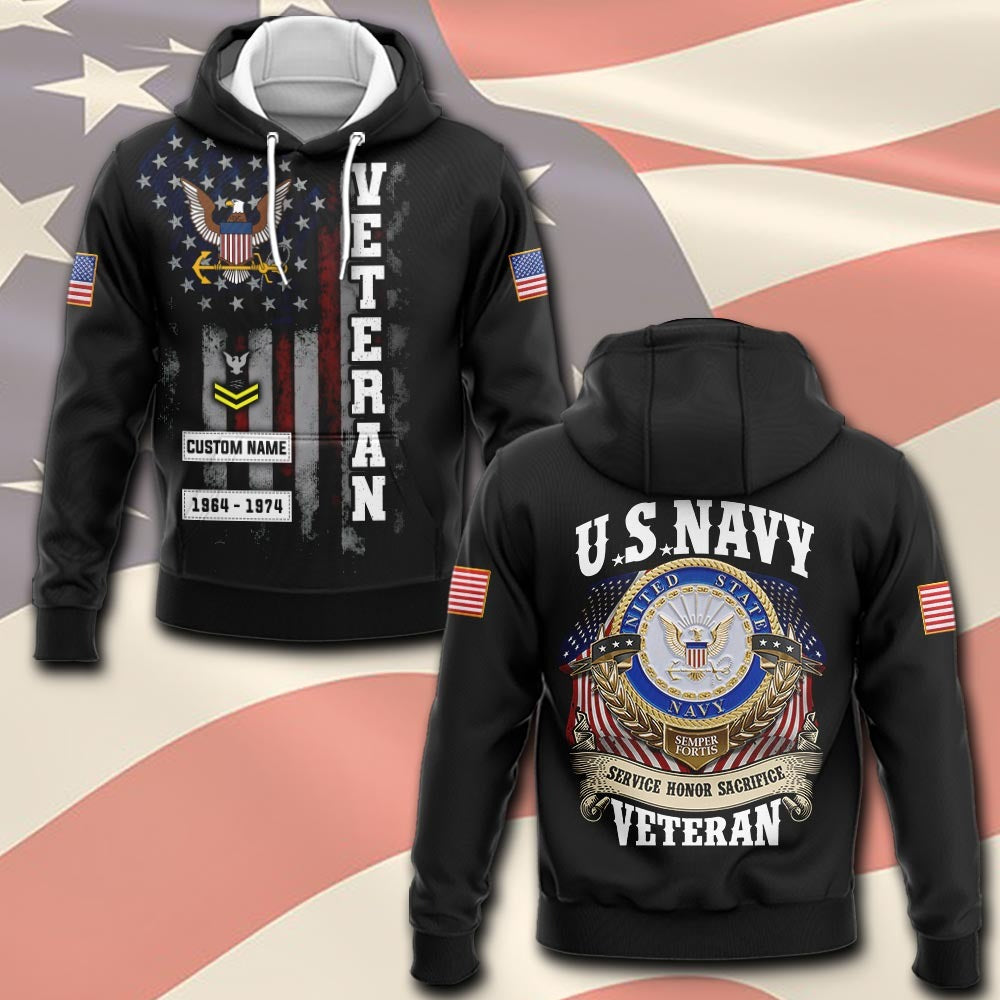 U.S Navy – T-shirt – SACRIFICE HONOR SERVICE