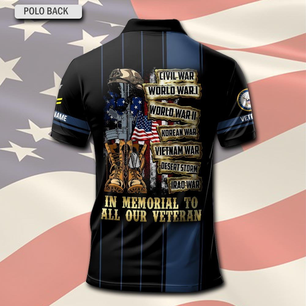 U.S Navy – T-shirt –  Freedom Valor Tribute