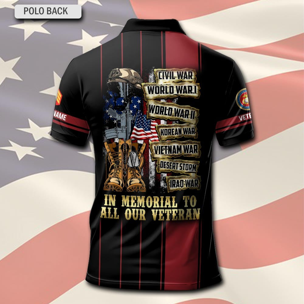 U.S Marine Corps – T-shirt – Freedom Valor Tribute