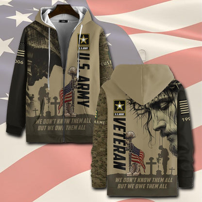 U.S Army – T-shirt – WE DON'T KNOW THEM ALL BUT WE OWE THEM ALL