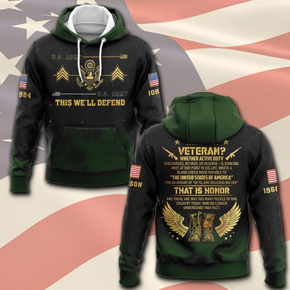 U.S Army – T-shirt – What is a Veteran?