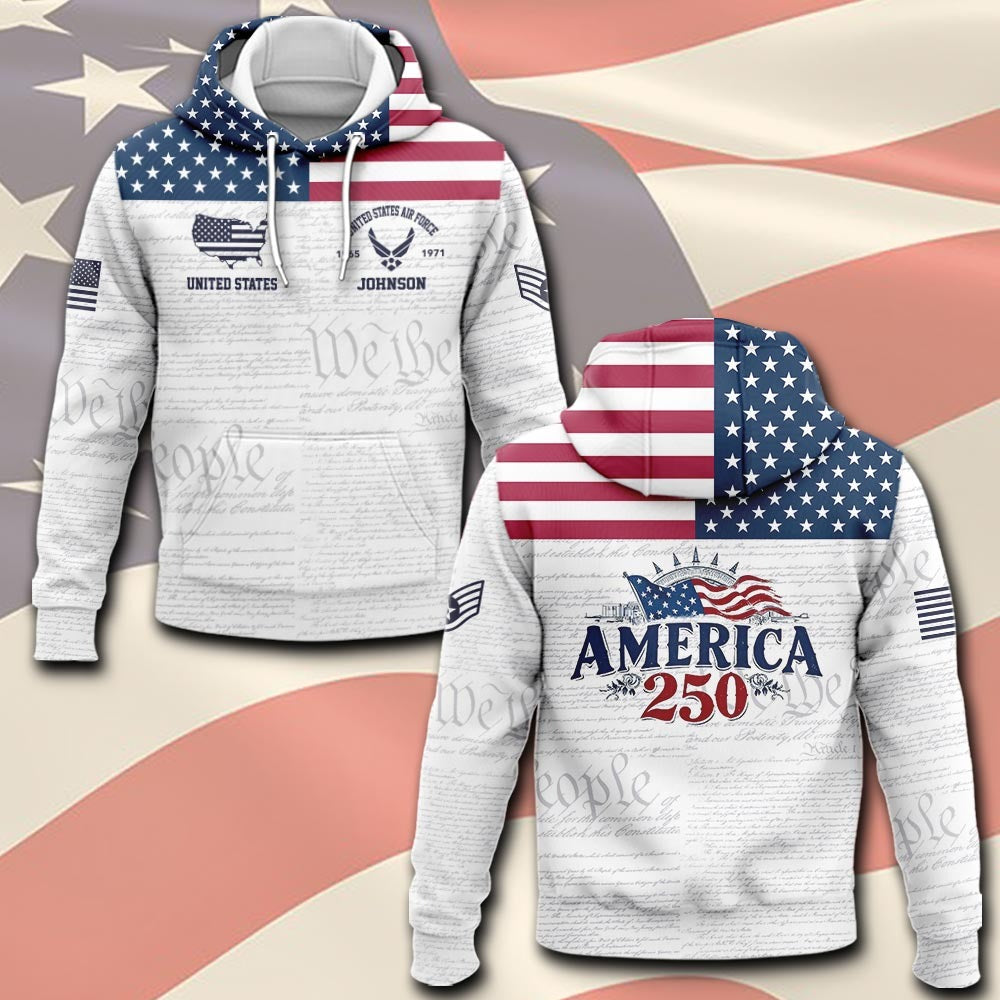 U.S Air Force – T-shirt – America 250 Heritage Flag