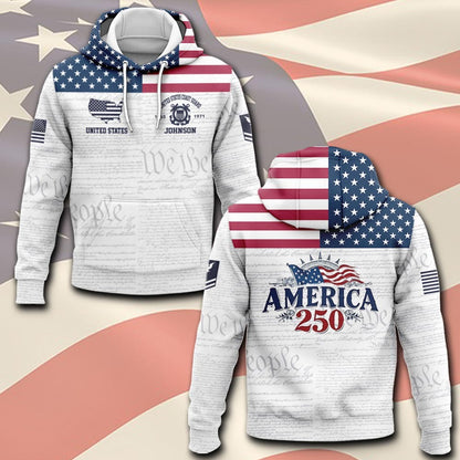 U.S Coast Guard – T-shirt – America 250 Heritage Flag
